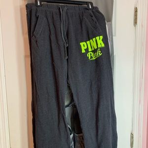 Pink sweatpants